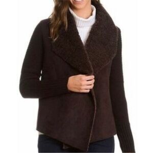 Chelsea & Theodore Jackets & Coats Faux Fur Cardigan Size XL NEW